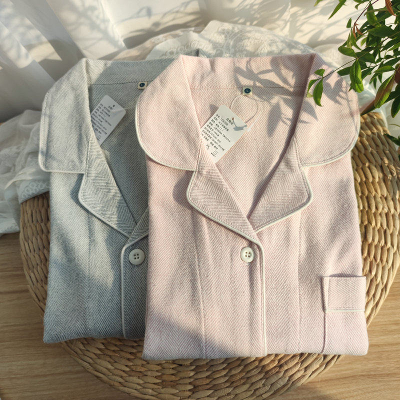 无印风情侣睡衣秋冬季纯棉磨毛绒布套装女士翻领男长袖长裤家居服,女士内衣/男士内衣/家居服,睡衣/家居服套装,淘宝优惠券,粉丝福利购,淘宝优惠卷