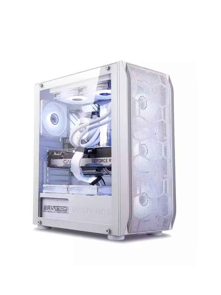 측면 투명 게임 DIY 비즈니스 바다 전망 룸 ATX|M-ATX|E-ATX 듀얼 웨이 케이스가 있는 데스크탑 컴퓨터 케이스