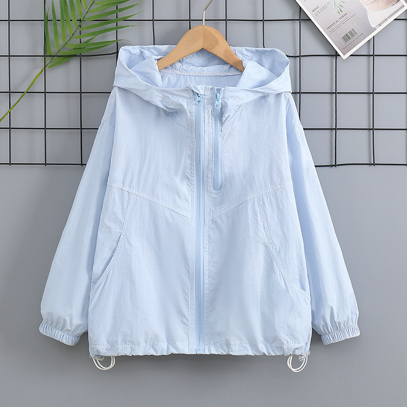 防晒衣中大童防紫外线轻薄防晒服