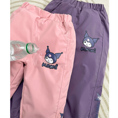 长裤加绒女童三防冬季加厚防寒裤