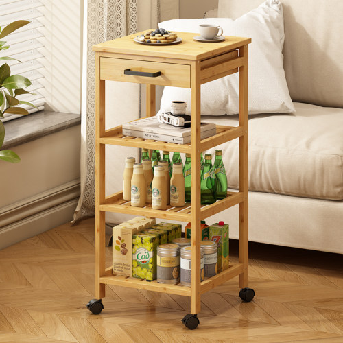 沙发边几中古小推车可移动茶几