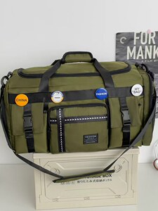 旅行包男手提行李包轻便大容量双肩背包收纳袋篮球包运动健身