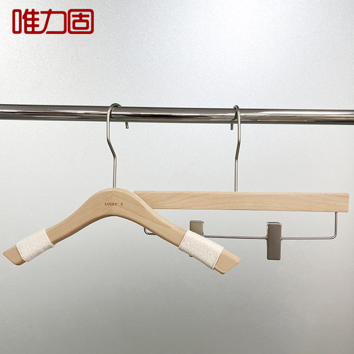 衣架裤夹实木集合店服装店