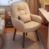 化妆凳子轻奢高级感女生卧室专用衣帽间花瓣化妆台旋转美甲桌椅子