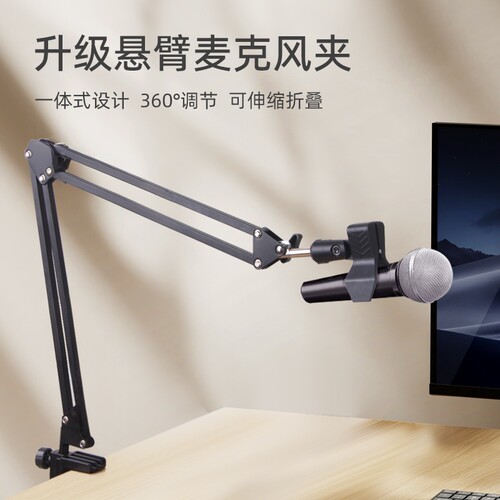 桌面话筒架直播K歌任意旋转