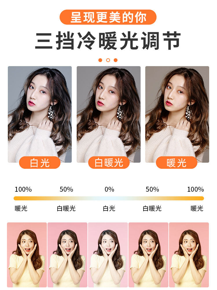 라이브 방송 필 라이트 앵커 뷰티 회춘 얼굴 슬리밍 특수 조명 휴대폰 홀더 데스크탑 뷰티 라이트 링 라이트