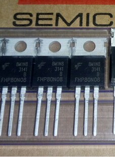 全新原装 FHP80N08 80N08 TO-220 MOS场效应管 控制器 80A 80V
