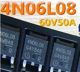 4N06L08 TO-252 全新 MOS场效应管 N沟道 60V 50A