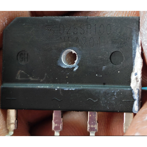全新原装D25SB100整流桥堆扁桥25A1000V现货直拍