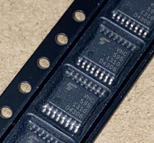 TC74VHC595FT 丝印VHC595 贴片密脚TSSOP-16 全新原装东芝可直拍