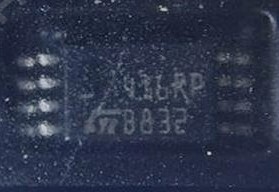 24C16 丝印416RP 长方形密脚 TSSOP8 汽车存储芯片