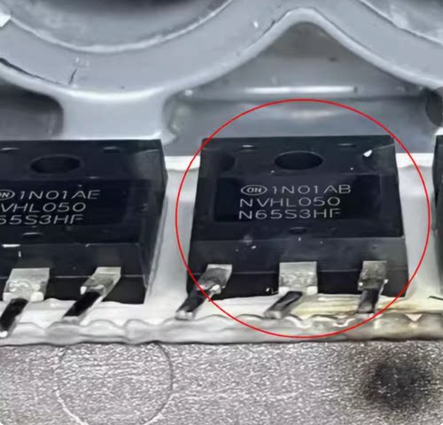 N65S3HF NVHL050N65S3HF 威马新能源充电机场效应功率管拆机测量