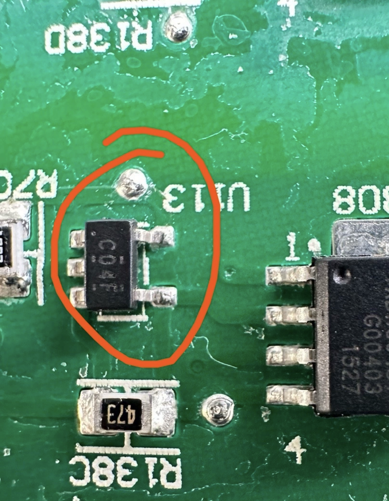 C04F  汽车电脑板贴片5脚芯片三极管  全新原装