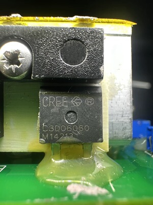 C3D06060 新能源充电机快恢复二极管TO220-2脚拆机测量好