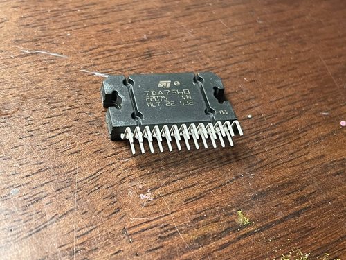 全新原装 TDA7560 汽车功放IC音頻放大器 4X45W ZIP-25