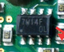 TC7W14F  贴片8脚位