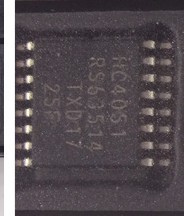 HC4051  密脚16脚位  汽车电脑板芯片