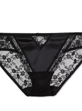 爱慕旗下心爱内裤女网眼蕾丝刺绣低腰三角女士内裤SL22841
