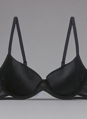 aimer爱慕时光之旅内衣女大胸显小有钢托薄模杯文胸AM111512
