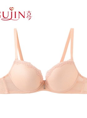 古今内衣网纱蕾丝小胸聚拢显大硬钢圈立挺有型上薄下厚文胸0B819