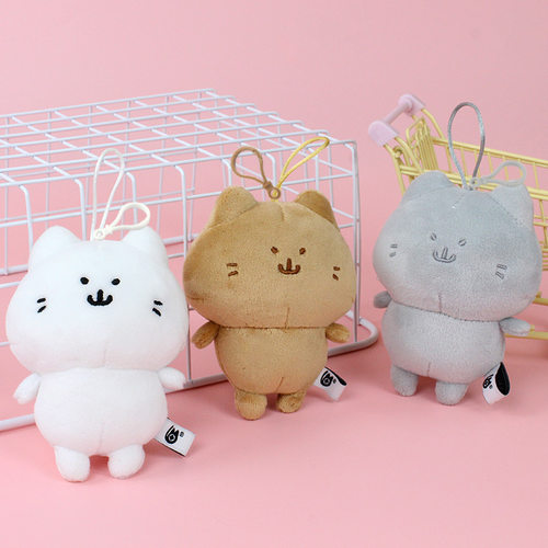 自嘲熊挂件日晒委屈熊钥匙扣包包好梦喵猫咪毛绒挂件款猫公仔礼物