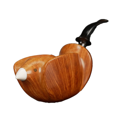 光面自由式小鸟型烟斗