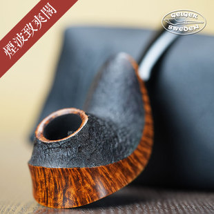 瑞典 Love Geiger 盖格 鲸鱼型 手工制 石楠木 烟斗