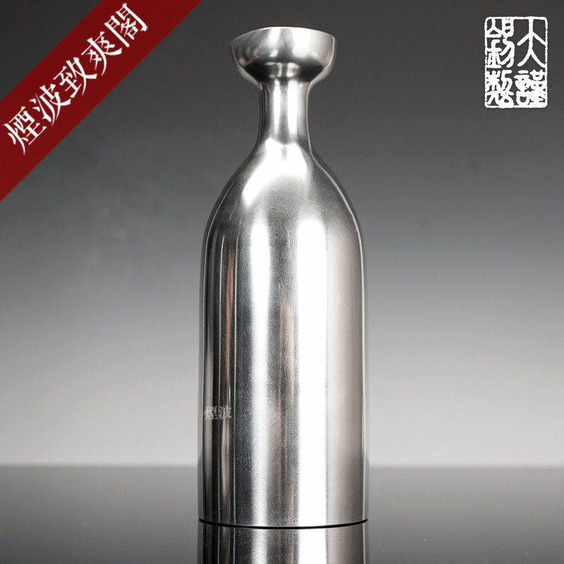 日本 大阪浪华锡器 德利 真空 日式创意锡器 保温酒壶 酒具