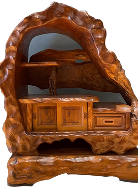 屋久岛千年本物天然木茶棚