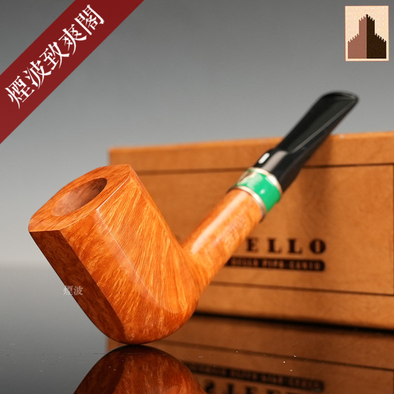 意大利 卡斯特罗 Castello Castello 判官型 银圈珐琅 限量烟斗