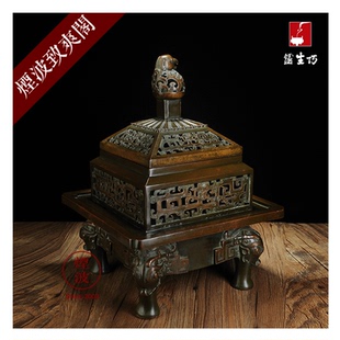 烟波 陈巧生 巧生炉 陈冠丞 汉大熏炉 纯铜炉 熏香炉 宣德炉
