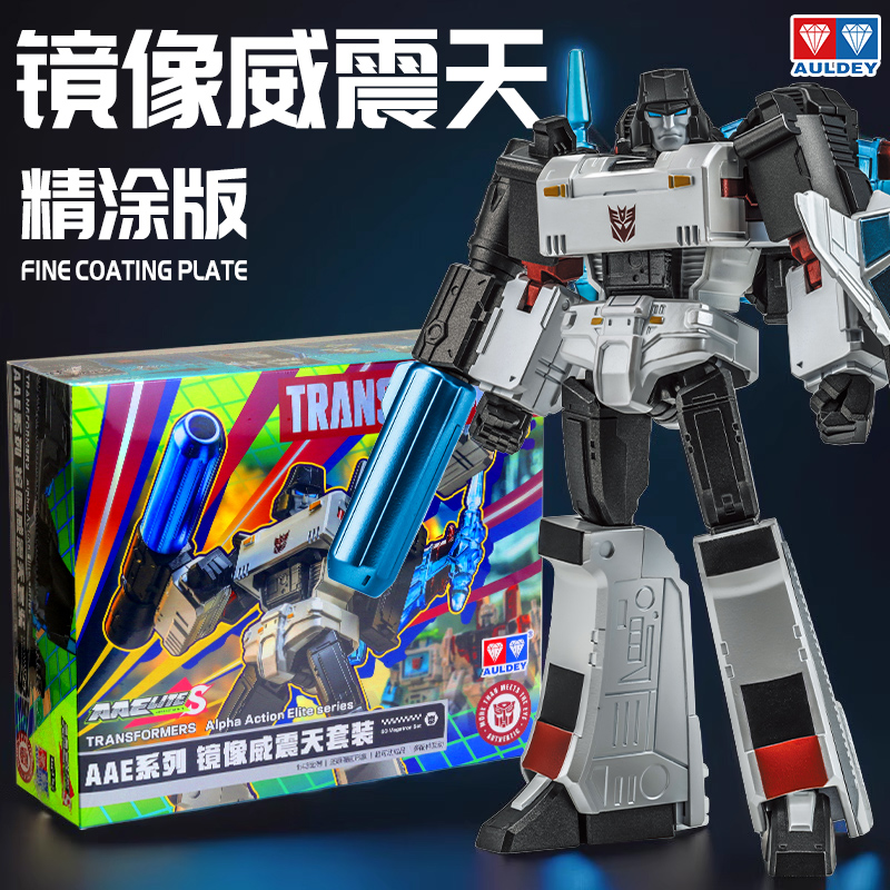 奥迪双钻变形金刚威震天男孩玩具儿童擎天柱声波红蜘蛛模型手办G1