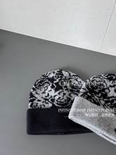 【INFINITYCROSS】25A新款花针织毛线帽保暖滑雪百搭显脸小冷帽女