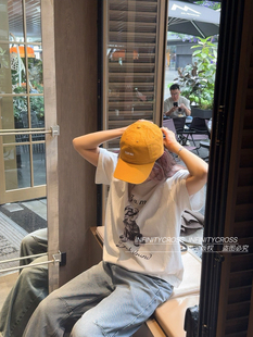 【INFINITYCROSS】王嘉尔同款team大头围软顶纯色棒球帽女鸭舌帽