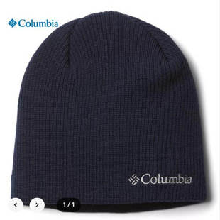 Columbia哥伦比亚户外男女帽子秋冬防寒保暖滑雪针织帽运动毛线帽