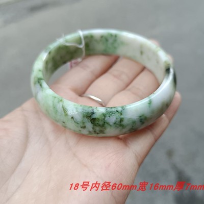 汇宝斋收藏南阳独山玉浅绿手镯