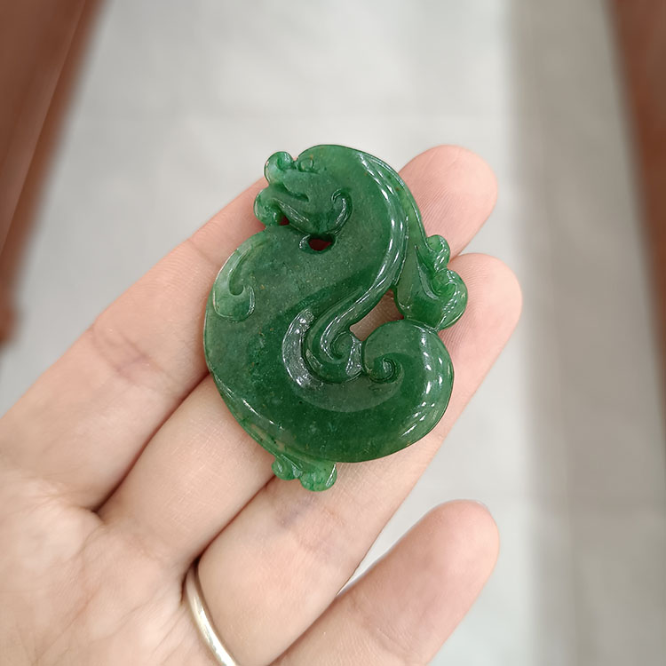 独玉收藏级老天蓝果绿料仿古貔貅色翠色阳玉润工美古朴典雅实物拍