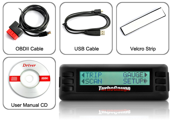 TurboGauge IV TG4 Auto Computer Scan Tool Gauge 4 in 1