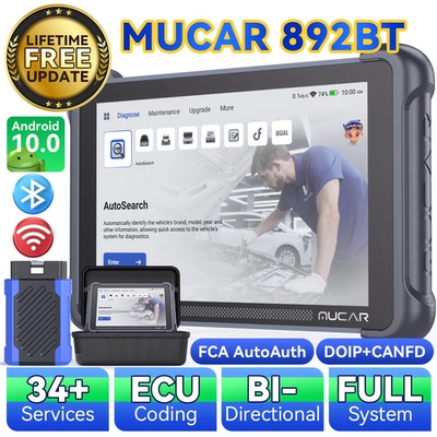 MUCAR 892BT OBD2 Scanner Car System AI Diagnostic Scan Tool