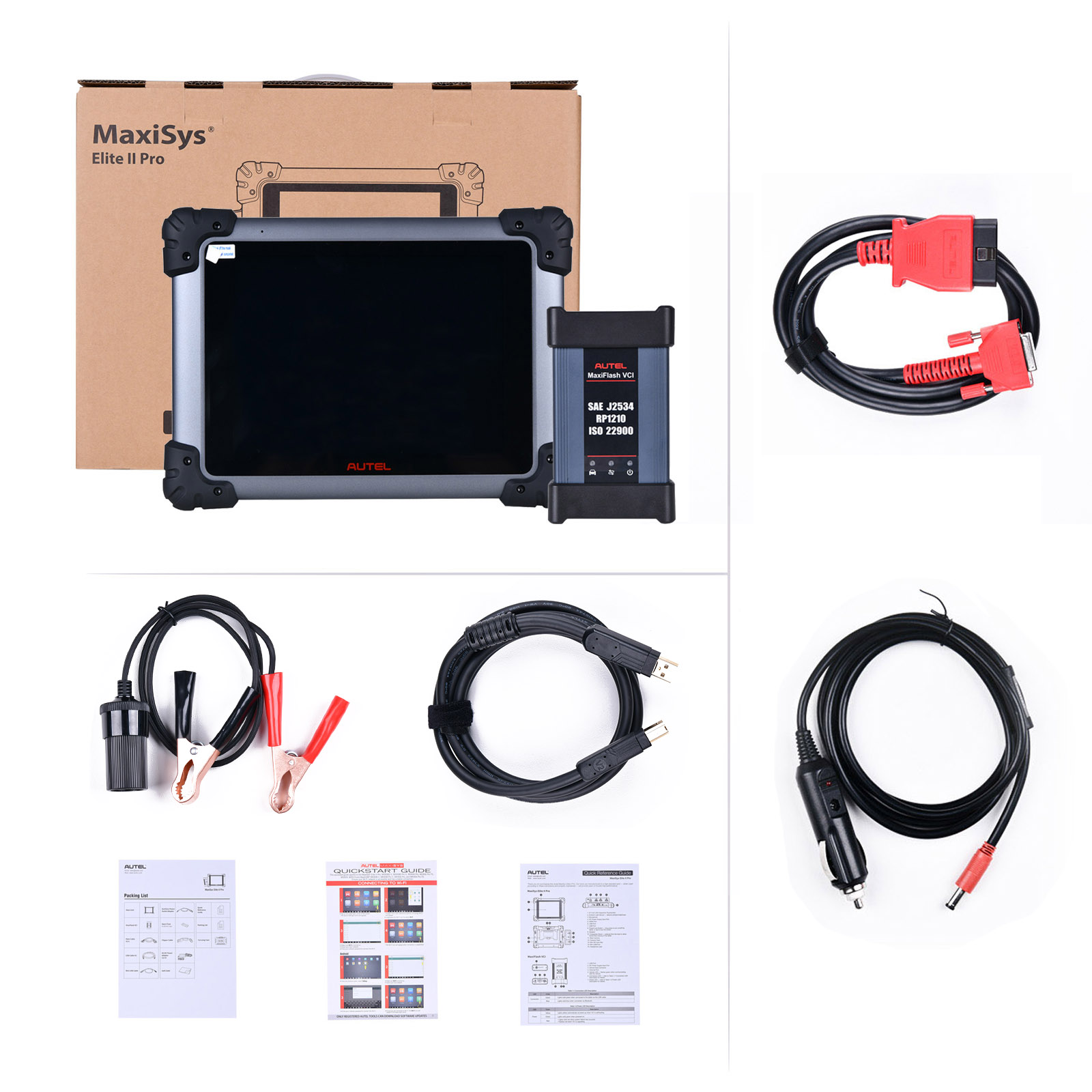 Autel MaxiSys Elite II Pro Full System with MaxiFlash VCI 汽车零部件/养护/美容/维保 汽车检测仪 原图主图