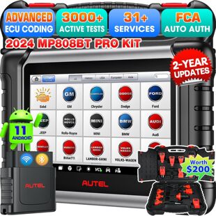 Autel MaxiPRO MP808BT Pro Kit Diagnostic Support ECU Coding