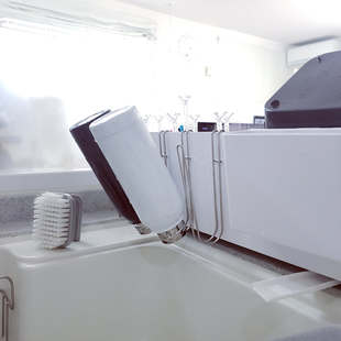 出口日本不锈钢厨房水槽置物架水杯架保温杯沥水架瓶子倒置收纳架