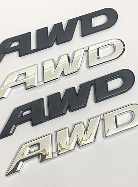 CRV车身尾门字标AWD四驱车标