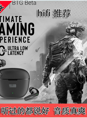 捡漏推荐 蓝牙5.3低延迟 听过都说好 冲客BTG beta 重低音入耳式