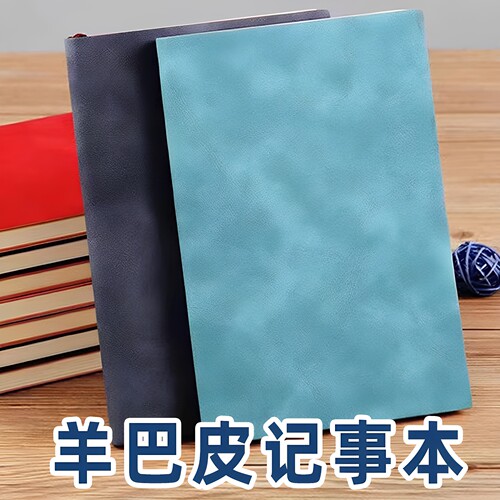 羊巴皮笔记本肤感软抄本手账本