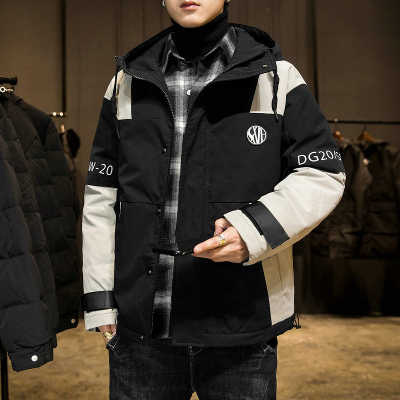 加厚羽絨服男2020新款保暖潮流夾克外套潮牌