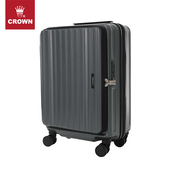 CROWN 皇冠多功能行李箱可扩容侧开式 大容量挂钩行李箱旅行箱5178