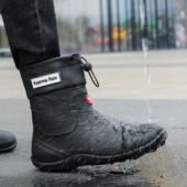 束口雨靴加厚水鞋 女士短筒防滑防水加绒保暖厨房胶鞋 水靴男士 雨鞋