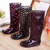 高筒长筒特高雨鞋 成人 水靴水鞋 防水防滑保暖女士加绒雨靴胶鞋 套鞋