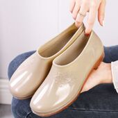 防水鞋 水靴女成人厨房洗车工作防滑短筒夏季 雨靴胶鞋 时尚 套鞋 雨鞋